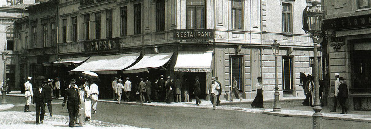 Meniu pentru capete incoronate, Restaurant Capsa- Bucuresti Centenar