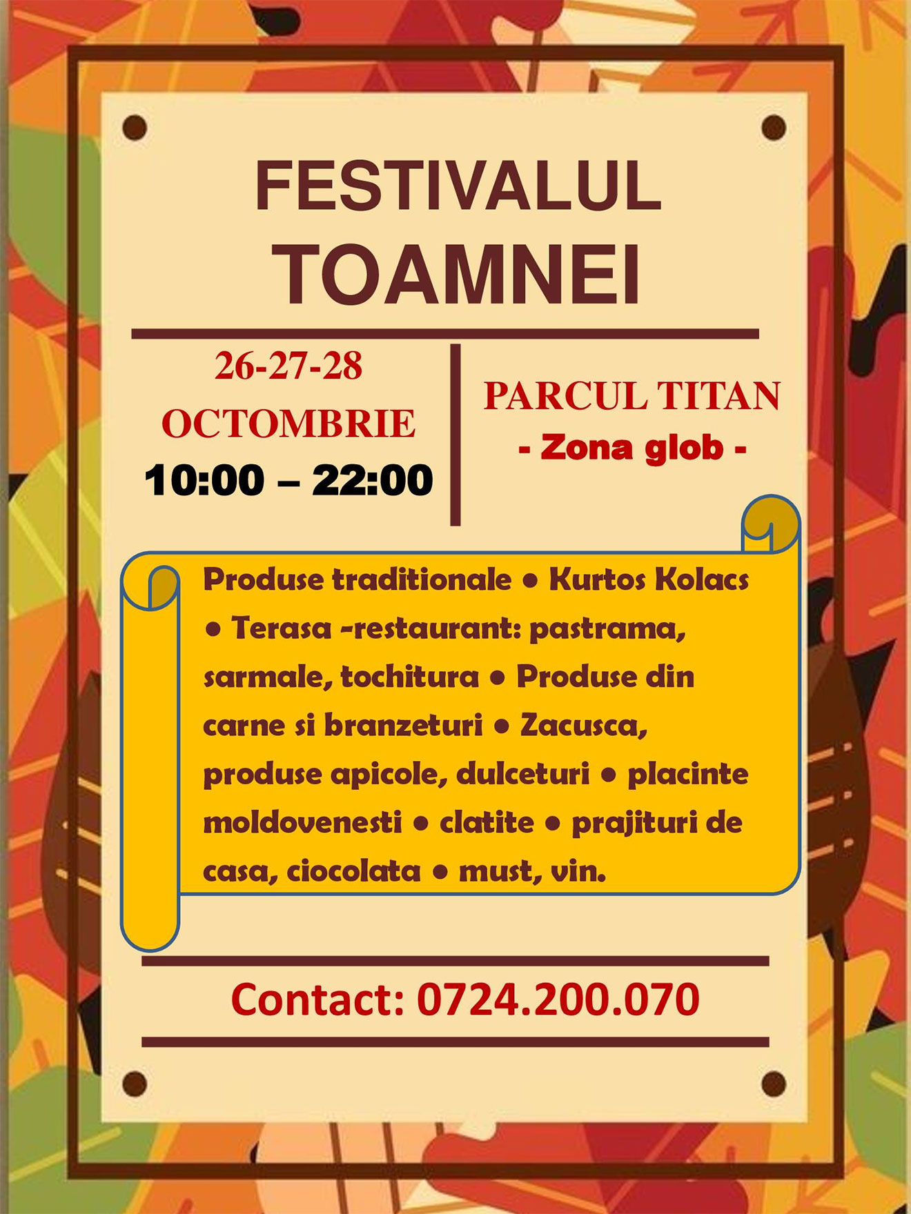 festivalul toamnei - bucuresti centenar